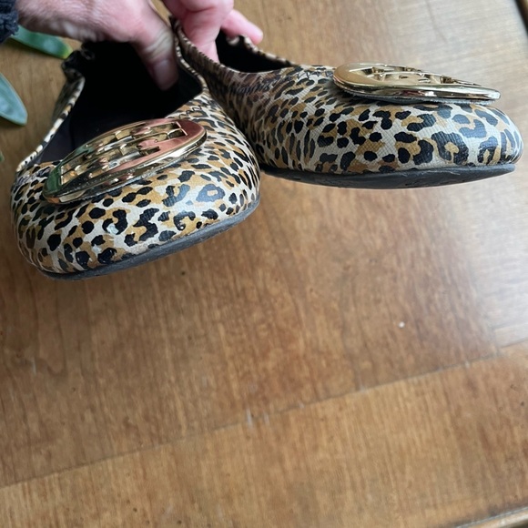 Tory Burch Leopard Print Ballet Flats size 9.5 - Picture 5 of 10